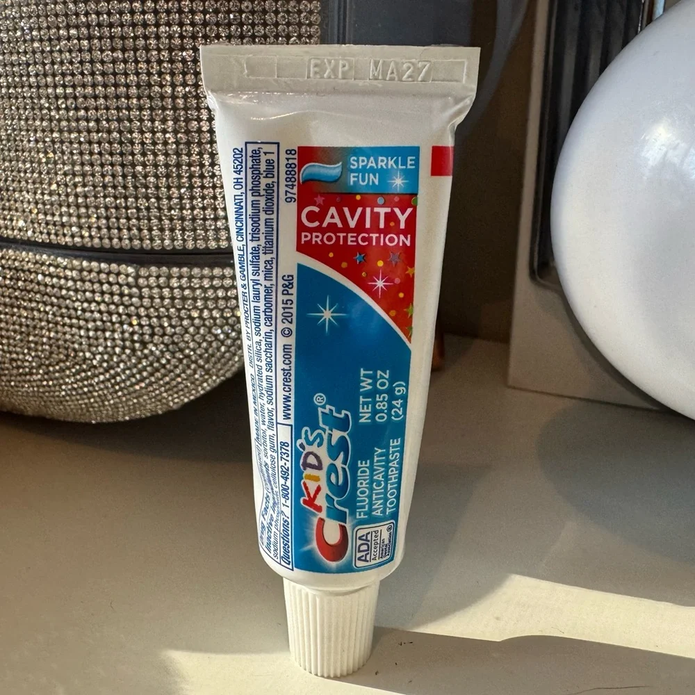 3/$15 Kid’s Crest Sparkle Fun Travel Toothpaste